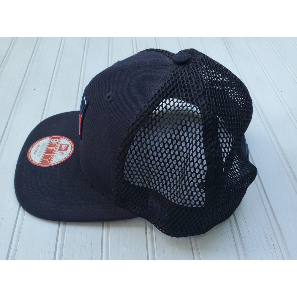 New Era 9FIFTY USA Soccer Snapback Hat Navy Blue Mesh Trucker Cap OSFM - Picture 7 of 7